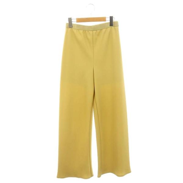 スタニングルアー シルク サロペット ワイドパンツ Sマスタードイエロー スタニングルアー シルク サロペット ワイドパンツ Sマスタード