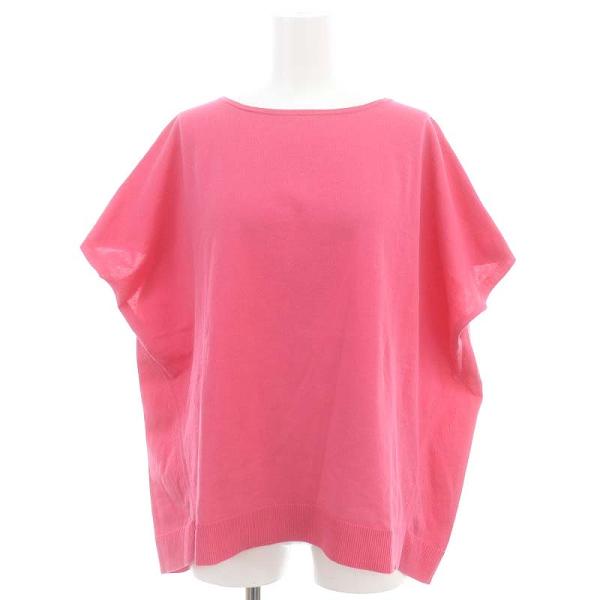 未使用 スピックアンドスパン ICE COTTON フレンチスリーブルーズニット ICE COTTON フレンチスリーブルーズニット | スピック＆スパン
