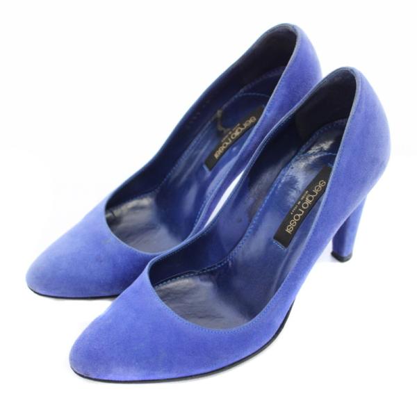 セルジオロッシ オープントゥ パンプス（パープル） sergio rossi