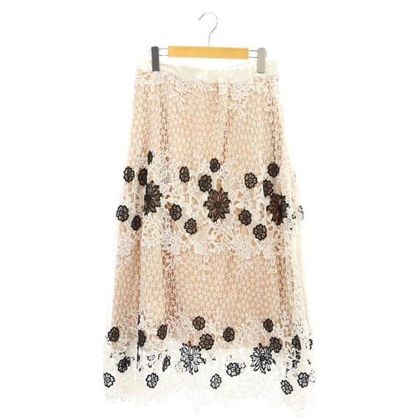 グレースコンチネンタル GRACE CONTINENTAL フラワーレースフレア  