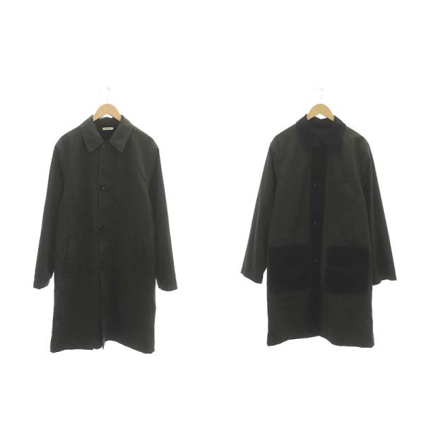 マルニステンカラーコート ジップデザインジャケットロングメンズ44