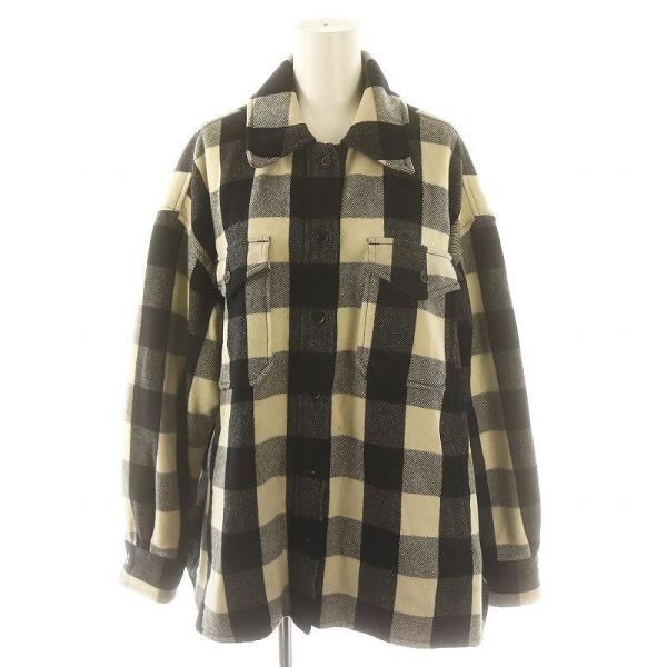 アンユーズド UNUSED ブロックチェックシャツジャケット CPOジャケット
