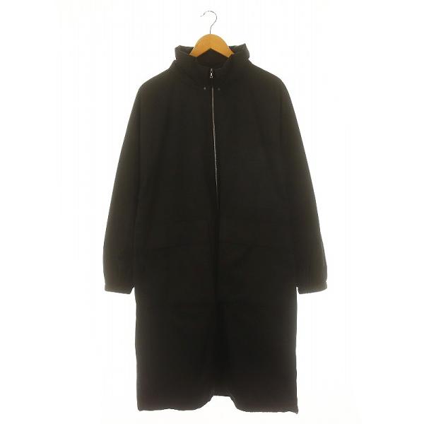 AURALEE 24ss ハードツイストポリエステルサテンラミネートジップコート AURALEE 24ss ハードツイストポリエステルサテンラミネートジップコート