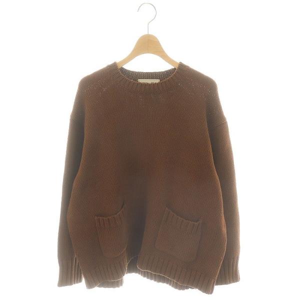 入手困難✨ エルマンノシェルビーノ 長袖ニット カシミヤ×ウール素材 ブラウン 入手困難✨ エルマンノシェルビーノ 長袖ニット カシミヤ×ウール素材