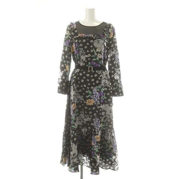 Grace continental 長袖ワンピース　サイズ36 Grace Continentalグレースコンチネンタルワンピース36