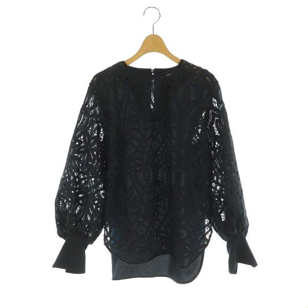 ADORE - アドーア 23SS フラワーオーナメントレースブラウス カットワーク 38 アドーア ADORE 23SS フラワーオーナメントレースブラウス