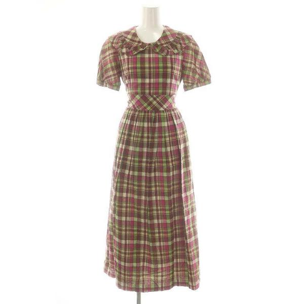 ジェーンマープル Jane Marple チェック柄 ビックカラー ジェーンマープル Jane Marple チェック柄 ビックカラー