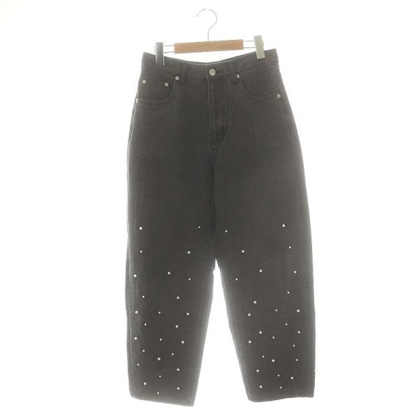 スローブ イエナ SLOBE IENA 24AW パールドットデニム パンツ スローブ イエナ SLOBE IENA 24AW パールドットデニム パンツ