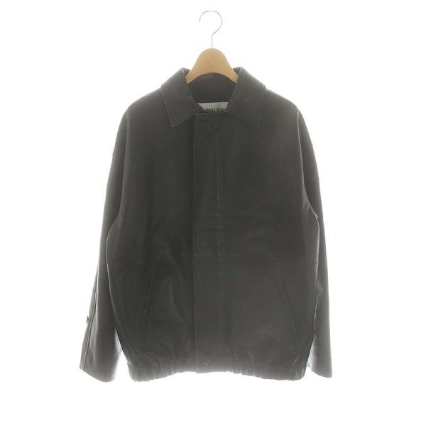 バビロン BABYLONE 24AW レザーカバーオールジャケット ジップアップ