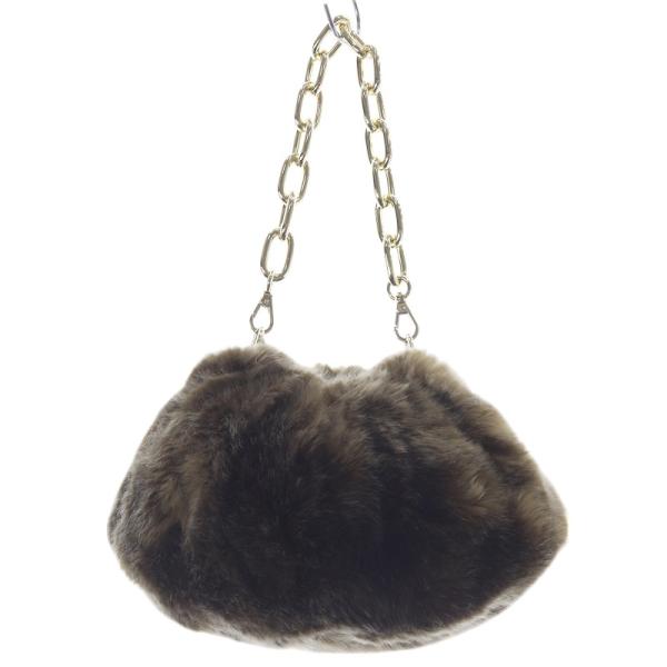 新品未使用　定価31,900円　フレームワークa point etcファーバック FRAMeWORK（フレームワーク）の「【a point】別注チェーンファーバッグ