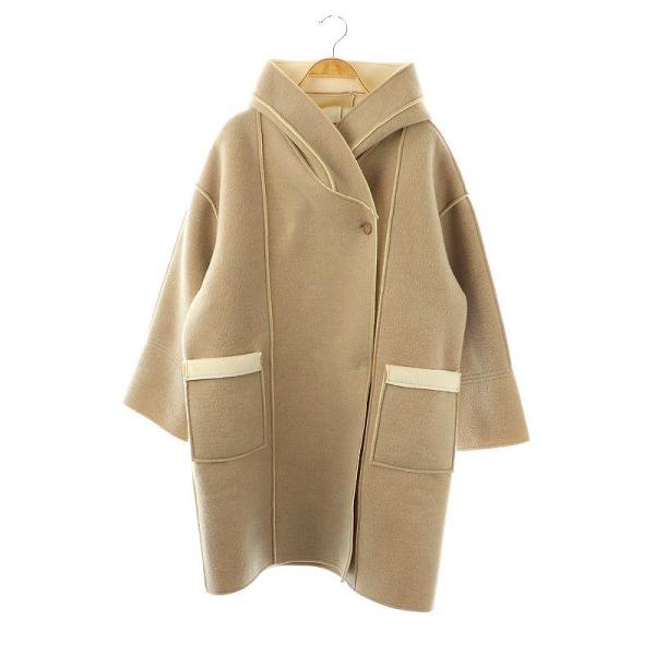 Rene ルネ ロングコート 中綿入り ティアード ダブルジップ 近年モデル