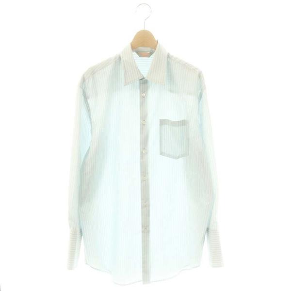 オーラリー ×ロンハーマン 24SS ストライプシャツ 長袖 メンズ オーラリー ×ロンハーマン 24SS ストライプシャツ 長袖 メンズ