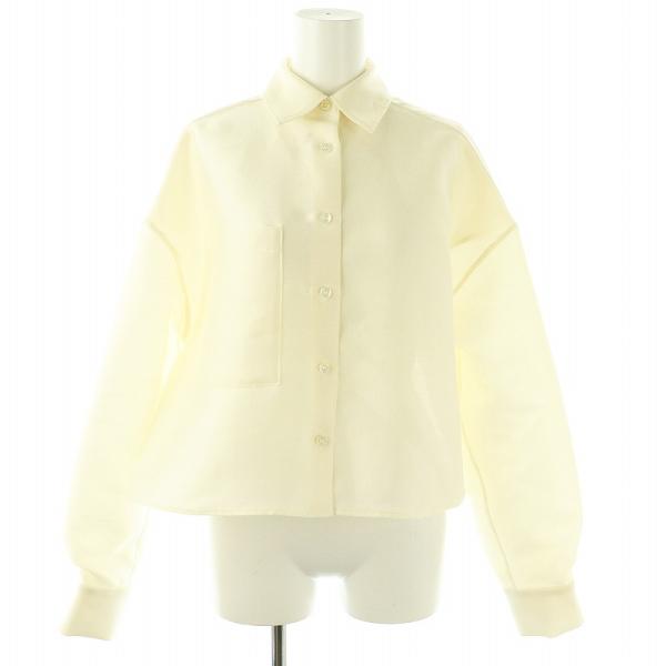 other - ドローイングナンバーズ 24AW シルキーダブルクロスクロップドシャツ インフルエンサーコラボ】シルキーダブルクロスクロップドシャツ