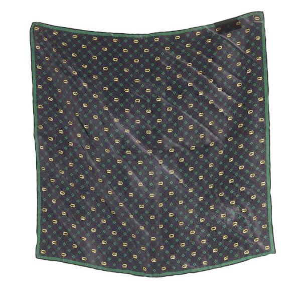 GUCCI ポケットチーフ、シルクスカーフ 即発送!GUCCI シルク スカーフ ポケットチーフ ハンカチ GGロゴ