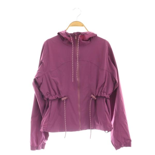 ルルレモン lululemon ジップアップフードパーカー 薄手 紫 ルルレモン lululemon ジップアップフードパーカー 薄手 紫