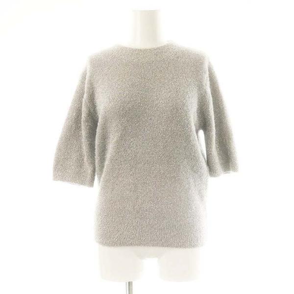 Apuweiser-riche アプワイザーリッシェ キラキラ5分袖プルオーバー  