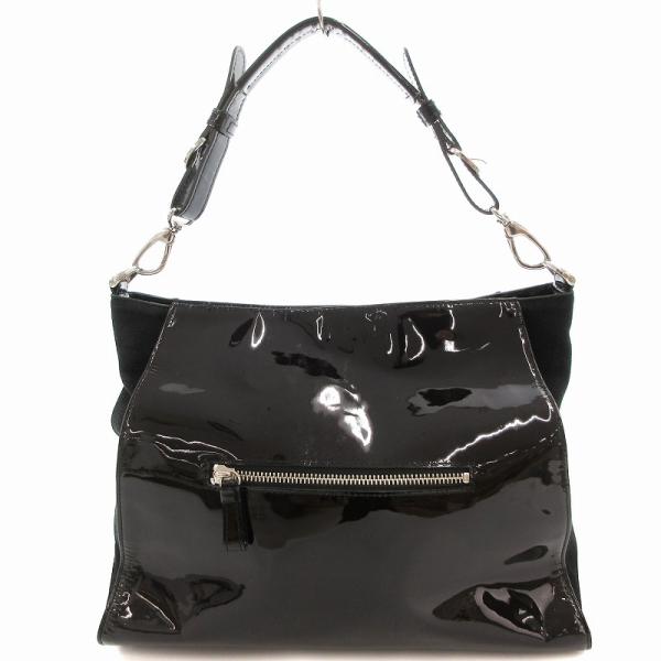 GINZA Kanematsu（銀座かねまつ） トートバッグ エナメル スエード