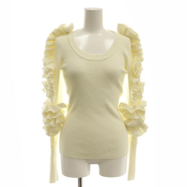ビビィ Bibiy. FLORENTINA FRILL KNIT ニット セーター フリル F