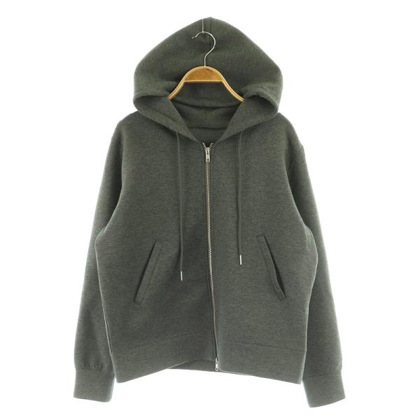未使用級 25SS スピック＆スパン ストレッチジップフードパーカー F グレー 未使用級 25SS スピック＆スパン ストレッチジップフードパーカー F