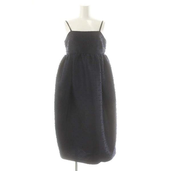 コエル COEL × 田丸麻紀 ジャガード コクーン キャミワンピース ロング  