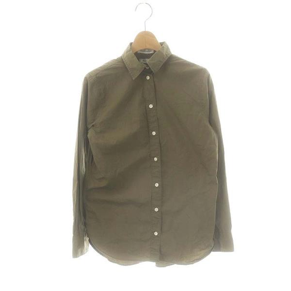 MADISONBLUE - マディソンブルー シャツ ブラウス 長袖 02 カーキ MB191-5032 マディソンブルー MADISONBLUE シャツ ブラウス 長袖 02 カーキ