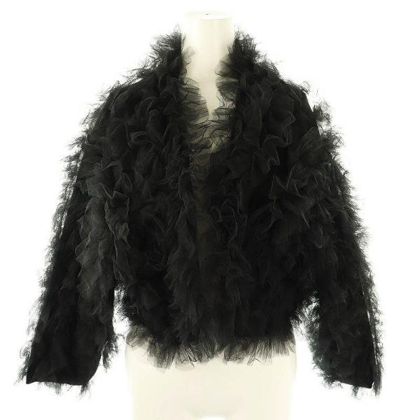 シーニュ　cygne チュールボレロ　カーディガン シーニュ cygne チュールボレロ Serge カーディガン フリル F