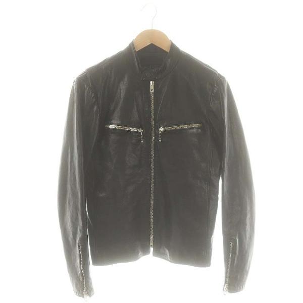 【中古】ラグ&ボーン RAG&BONE シングルライダースジャケット ジップアップ XS ブラック /DO ■OS ■SH メンズ ラグ&ボーン RAG&BONE シングルライダースジャケット ジップアップ XS