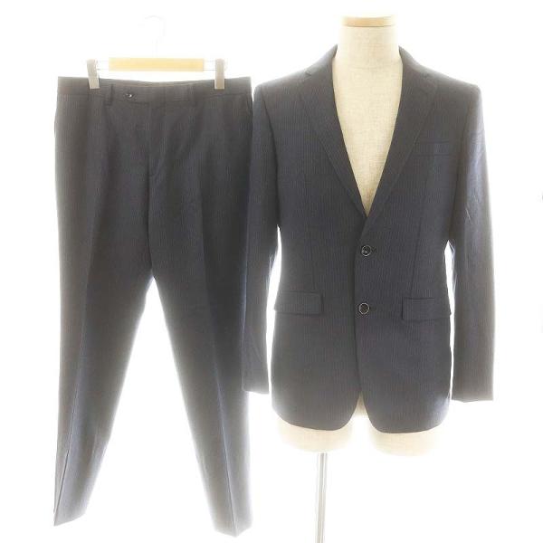 スーツセレクト SUIT SELECT セットアップ ウールストライプスーツ