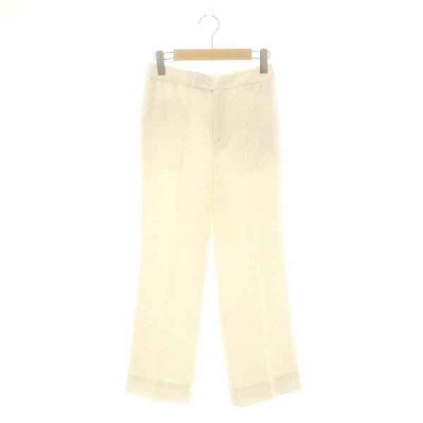 未使用品 アナイ ANAYI 23SS ライトスラブフレアクロップドパンツ
