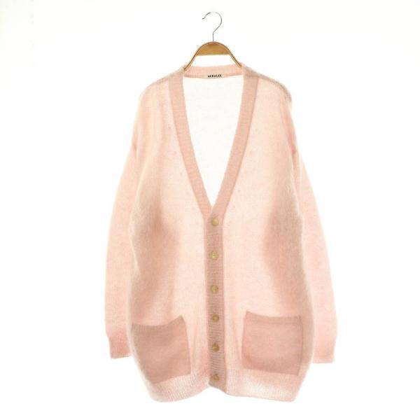 オーラリー AURALEE BRUSHED SUPER KID MOHAIR KNIT LONG