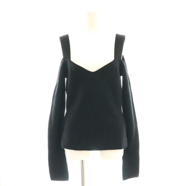 ヘルムートラング HELMUT LANG オフショルダー リブニット