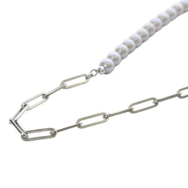 美品スタージュエリー　2WAY GRAY PEARL LINKS N SV925 スタージュエリー STAR JEWELRY SV925 GRAY PEARL LINKS ネックレス