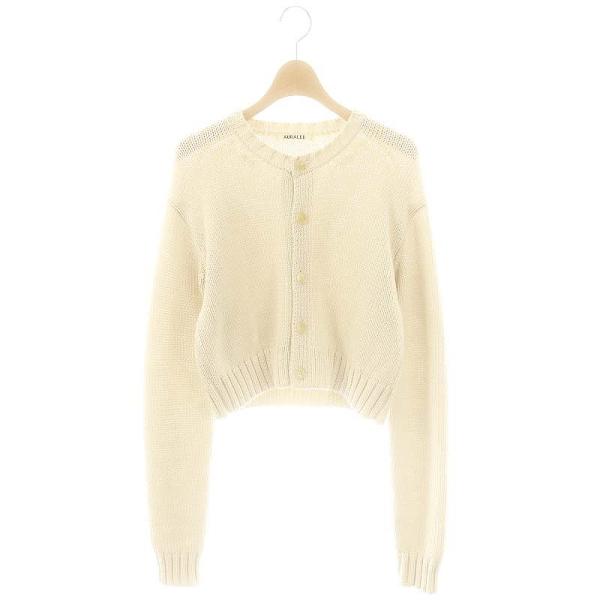 オーラリー AURALEE 24SS COTTON LILY-YARN KNIT CREW NECK