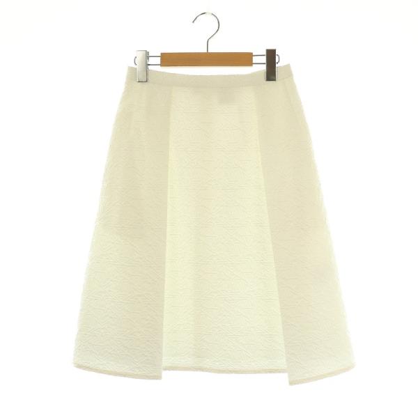 【中古】ルネ Rene ジャガード Aラインスカート ロング 38 グレー マルチカラー 6234150 /DF ■OS レディース ルネ Rene ジャガード Aラインスカート ロング 38 グレー マルチカラー