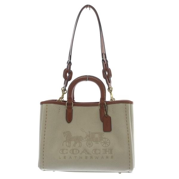 COACH リーストート28　デニム　キャンバス　2way COACH（コーチ） リース トート 28 ハンドバッグ ショルダーバッグ
