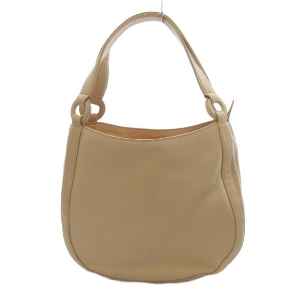 GINZA Kanematsu 銀座かねまつ トートバッグ 肩掛け レザー ロゴ