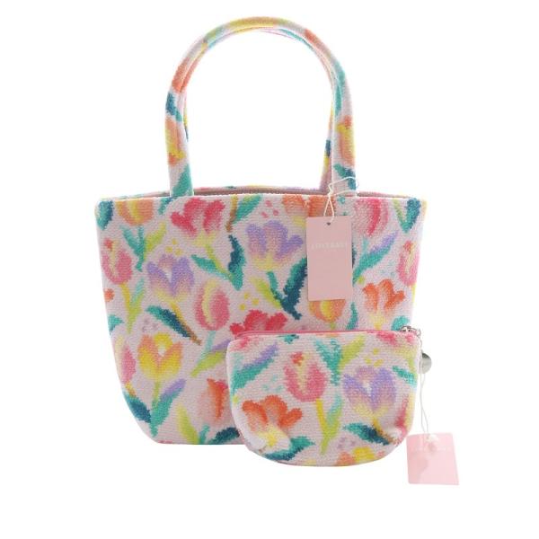 未使用品 フェイラー FEILER ラブラリーバイ チューリップ ポーチ