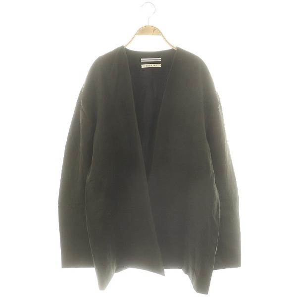 【中古】クリスタセヤ JOURNAL STANDARD Luxe取り扱い COLLARLESS JACKET 和紙 ジャケット ノーカラー XL ブラウン クリスタセヤ CristaSeya JOURNAL STANDARD Luxe取り扱い COLLARLESS