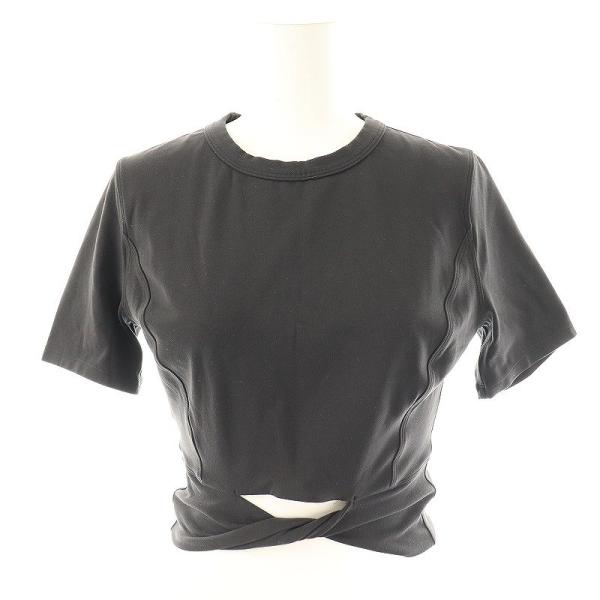 ルルレモン lululemon ツイストデザイン クロップドTシャツ カットソー