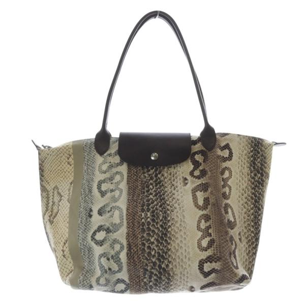 LONGCHAMP トートバッグ ベージュ/ブラック lm1899hyq.jpg