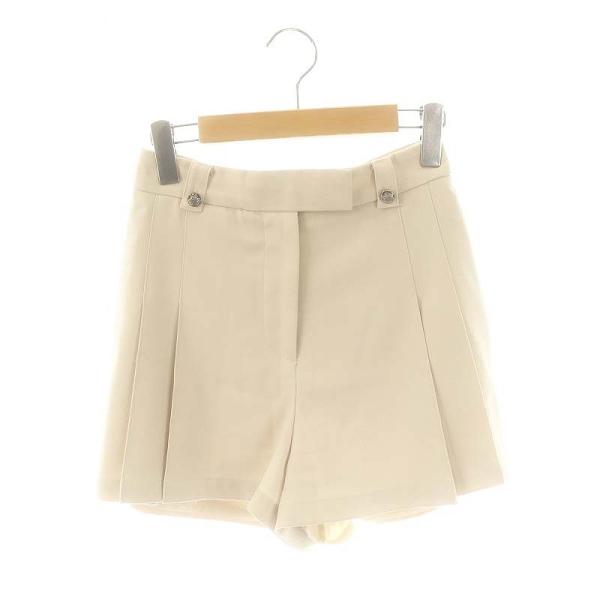 【人気☆オシャレ☆Her Lip to】ベージュ　ショートパンツ　サイズS Front Tuck Twill Shorts