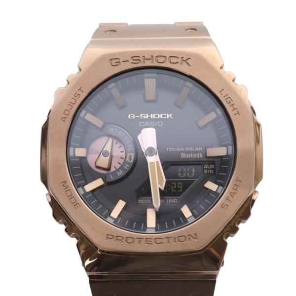 ジーショック フルメタル時計 ソーラー 腕時計 2針 GM-B2100GD ジーショック G-SHOCK フルメタル時計 ソーラー 腕時計 2針 GM
