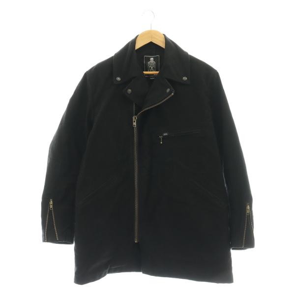 【中古】ジィ ヒステリック トリプルエックス Thee Hysteric XXX 23AW ライダースコート チェスター M 黒 ■SH メンズ ジィ ヒステリック トリプルエックス Thee Hysteric XXX 23AW