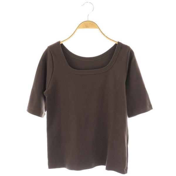 ノーブル NOBLE 25SS スビンコットンソフトスクエアーネックTシャツ 2