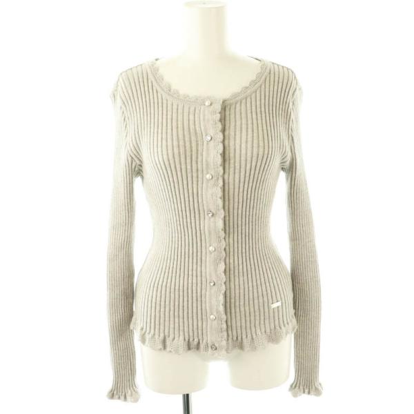 René ルネ　極美品　ニットトップス Rene（ルネ） Rene 45周年限定カーディガン ニット セーター グレー