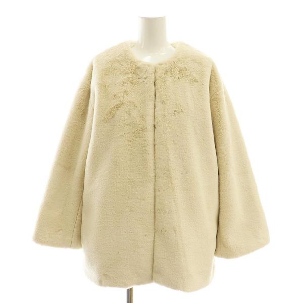 未使用　　ラビットファー　ジャケット NANO universe（ナノ・ユニバース） 未使用品 nano universe Fラビット