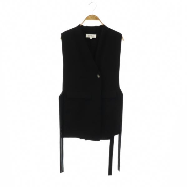 Kato ENFOLD エンフォルド WINDOW VEST ベスト 黒 2024 美品 ENFOLD エンフォルド WINDOW VEST ベスト 黒