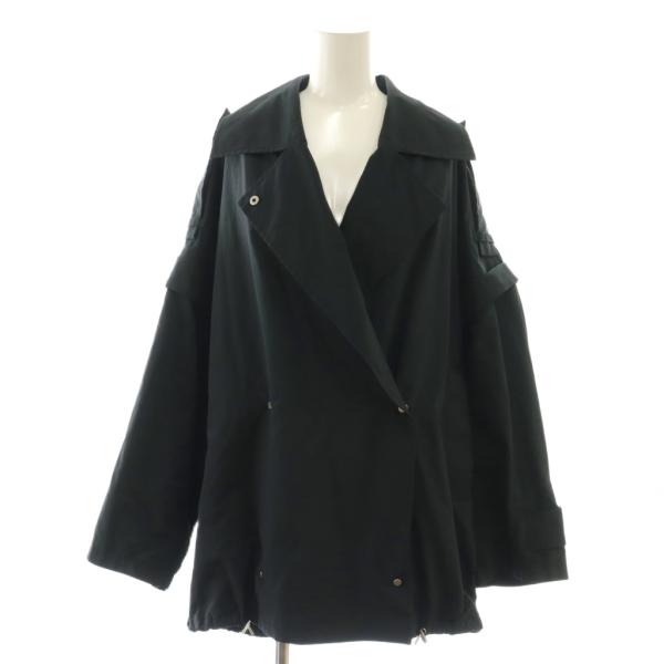 極美品 ADAM ET ROPE 2WAY ミリタリーショートトレンチ コート ADAM ET ROPE'（アダムエロペ） Adam et Rope' 2WAYミリタリーショート