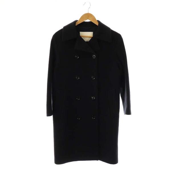 マッキントッシュ MACKINTOSH ウール Pコート アウター 総裏地 8 紺 DU