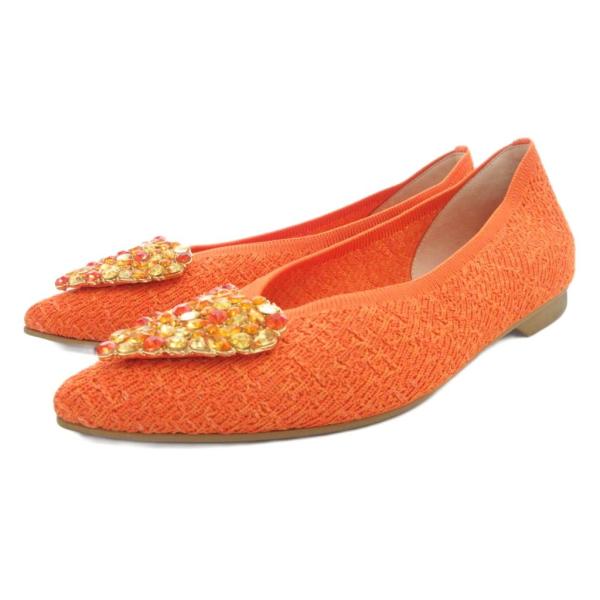 DIANA（ダイアナ） クムウ Cumuu ハートビジューパンプス フラット